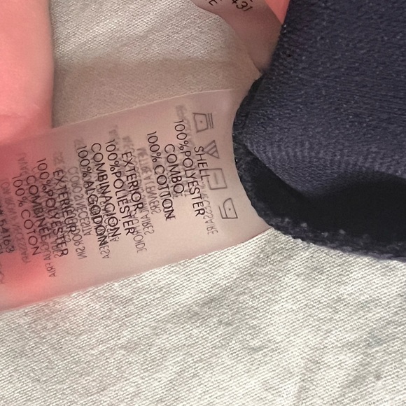 Karl Lagerfeld Navy top XL - Picture 4 of 5